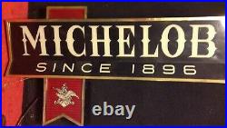 BIG RARE Vintage Michelob Anheuser Busch 1896 Beer Bar Tavern Light Display Sign