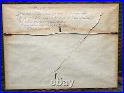 BIG Rare 1890s Historical Photo Sentinel Newspaper Parnell Missouri Hand Colored