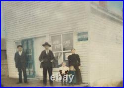 BIG Rare 1890s Historical Photo Sentinel Newspaper Parnell Missouri Hand Colored