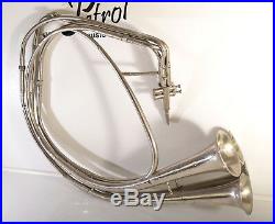 BIG Rare Vintage Top 4 Pipes Fanfare TrumpetValued Collectible InstrumentPromo