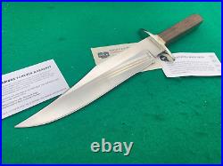 BUCK Custom Shop BIG BOWIE, SUPER RARE MINT vintage FIGHTING, HUNT KNIFE