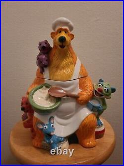 Bear in the Big Blue House bear & friends Cookie Jar RARE Disney Henson Plz Read