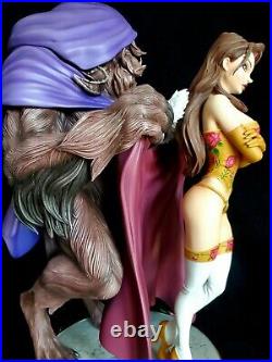 Beauty and the Beast Big Fig 1/4 Scale CUSTOM Statue DISNEY- LIMITED OF 26 RARE