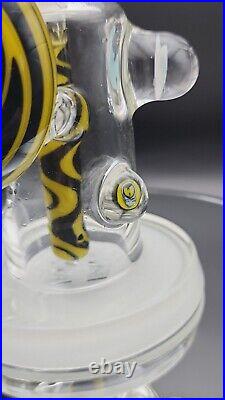 BeerGlass X Big Mike Collab Signed and Dated Wutang Forever Tobacco Bubbler RARE