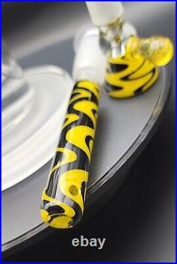 BeerGlass X Big Mike Collab Signed and Dated Wutang Forever Tobacco Bubbler RARE