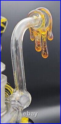 BeerGlass X Big Mike Collab Signed and Dated Wutang Forever Tobacco Bubbler RARE