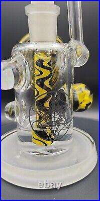 BeerGlass X Big Mike Collab Signed and Dated Wutang Forever Tobacco Bubbler RARE