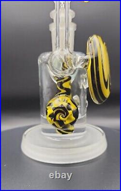 BeerGlass X Big Mike Collab Signed and Dated Wutang Forever Tobacco Bubbler RARE