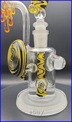 BeerGlass X Big Mike Collab Signed and Dated Wutang Forever Tobacco Bubbler RARE