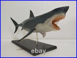 Big 13in Extremely Rare Shark 3D Model Jaws Marine Life Figure Art