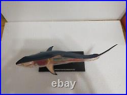 Big 13in Extremely Rare Shark 3D Model Jaws Marine Life Figure Art