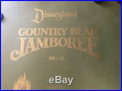 Big Al Disney 50 Disneyland Big AL Figure Statue Country Bear Jamboree Rare