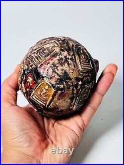 Big Ball embed 8 Phra Somdej Toh group Wat Phra Kaew temple amulet Super Rare