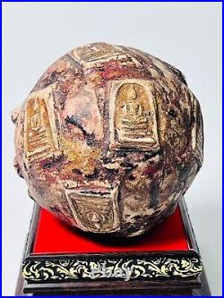 Big Ball embed 8 Phra Somdej Toh group Wat Phra Kaew temple amulet Super Rare