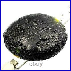 Big Black Tektite Meteorites Perfect Spheres natural rough rock genuine rare