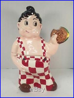 Big Boy Cookie Jar Limited Edition 182/250 Overalls Burger Bobs Vintage Rare