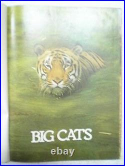 Big Cats Tiger Lion Rare Book Photos 1979