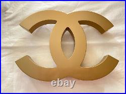 Big Chanel Store Display Logo Must See Rare From Chanel Store Table Centerpiece