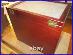 Big Deal RARE 5 Tiers Pen Collection Display Case Wooden for 50 pens