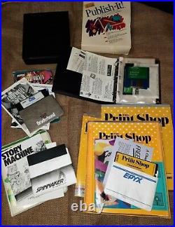 Big Huge Apple II Software, Games & Manuals Collection, Vintage Early 1980s Rare