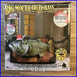 Big Mouth Billy Bass Animated Christmas Lawn Decoration Inflatable 6.5 Ft RARE