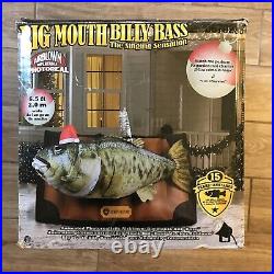 Big Mouth Billy Bass Animated Christmas Lawn Decoration Inflatable 6.5 Ft RARE
