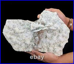 Big Natural Rare Calcite Crystals with Gyrolite & Quartz Mineral Specimen #E120