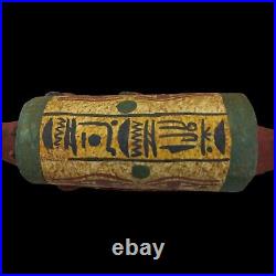 Big Rare Ancient Egyptian Antique After Life Inside Tomb Wooden Pharaonic Boat