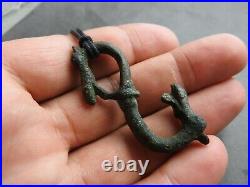 Big Rare Ancient Viking Dragon Pendant