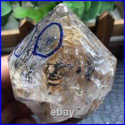 Big Rare Herkimer Diamond white mud Crystal+many Moving quicksand Water Droplets