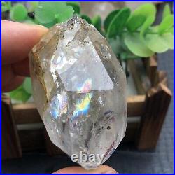 Big Rare Natural Clear Herkimer Diamond Crystal+moving Water quicksand Droplets