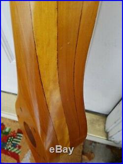 Big Rare Vintage Wooden Propeller Us Propellers Inc 15088-42 Ser 22381 Red Tips