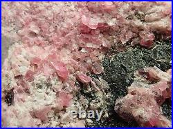Big! Rare mineral Pyroxmangite and Spessartine Garnet. From taguchi mine Japan