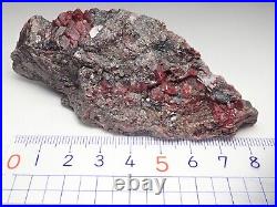 Big! Rare mineral Pyroxmangite and Spessartine Garnet. From taguchi mine Japan