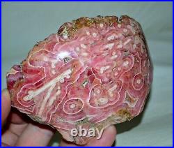 Big Rhodochrosite Stalactite cluster from Argentina rare 1.68 lbs