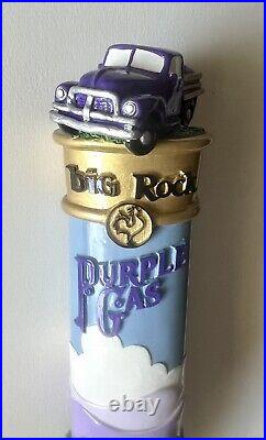 Big Rock Brewery Purple Gas 11 Tap Handle Rare Excellent Condition