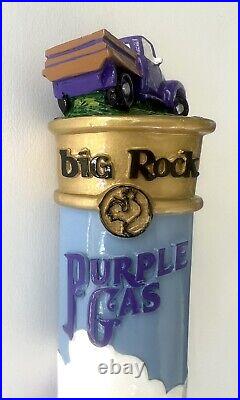 Big Rock Brewery Purple Gas 11 Tap Handle Rare Excellent Condition