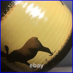 Big Sky Carvers Brushwerks Stoneware Moose Canisters Rare 8 Piece Full Set