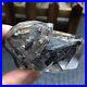 Big TOP Natural Rare Clear Herkimer Diamond graphite Crystal+yellow mud specimen