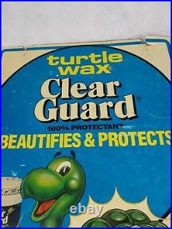 Big Vintage Rare turtle wax dealer sign
