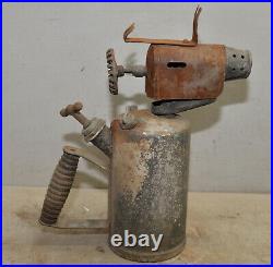 Big antique gas blowtorch rare 1930's Germany collectible soldering early tool