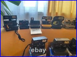 Big collection of 18! Different vintage Polaroid 600 635 extremally rare