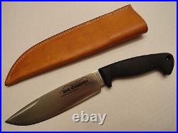 Blackjack Knifeware Big Country Kampr knife with Leather sheath Japan Rare