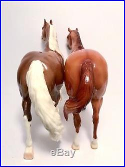 Breyer Traditional LOT GLOSSY Big Chex to Cash & ELCR Benefit Model Rare Retired