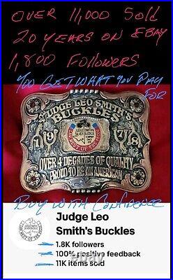 Bronc Riding Champion Pro Rodeo Trophy Buckle Pro? The Big Sexy? 1989? Rare? 59