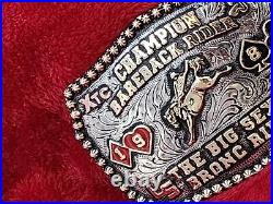 Bronc Riding Champion Pro Rodeo Trophy Buckle Pro? The Big Sexy? 1989? Rare? 59