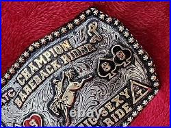 Bronc Riding Champion Pro Rodeo Trophy Buckle Pro? The Big Sexy? 1989? Rare? 59