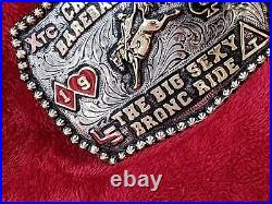 Bronc Riding Champion Pro Rodeo Trophy Buckle Pro? The Big Sexy? 1989? Rare? 59