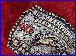 Bronc Riding Champion Pro Rodeo Trophy Buckle Pro? The Big Sexy? 1989? Rare? 59