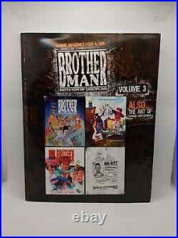 Brotherman Big City Comics Paperback Books Vol 1-3 2008 Out Of Print RARE SIGNED